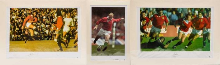 RUGBY GREATS SERIES LIMITED EDITION COLOURED PRINTS including, British Lions Tour South Africa