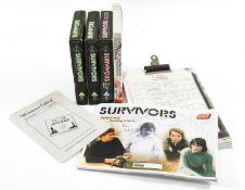 SURVIVORS TV SCRIPT 1975 being director John Pennant Roberts (1940-2010) camera script for Episode