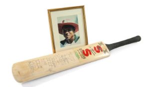 SIGNED WEST INDIES STUART SURRIDGE CRICKET BAT, St. Helen's Driver, for The County Sports Shop,