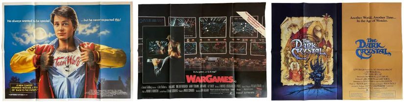 THREE 1980's UK CINEMA POSTERS, titles include, 'Teenwolf' (1985) printed by Broomhead Ltd, 'War