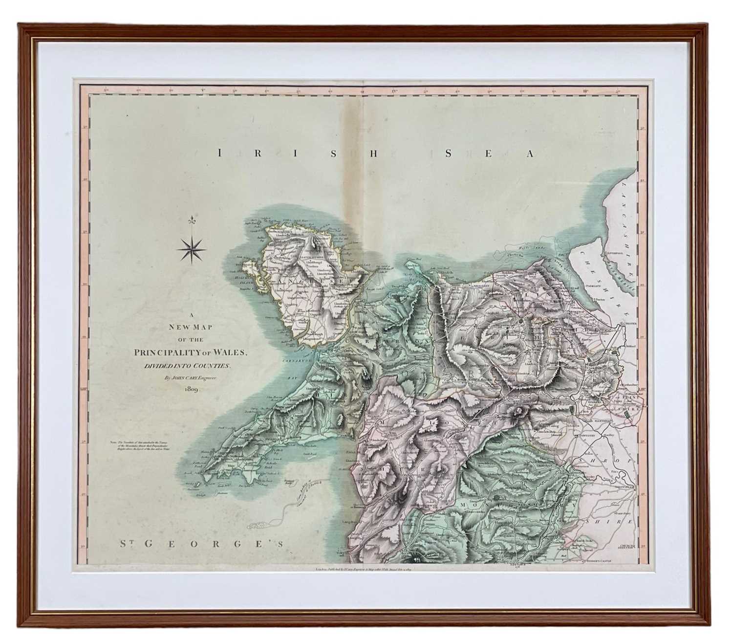 JOHN CARY / C & H GREENWOOD / GREENWOOD coloured antiquarian maps - entitled (1) 'Principalities - Image 6 of 8