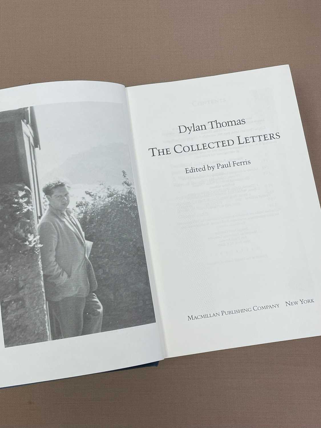 COLLECTION OF DYLAN THOMAS BIOGRAPHIES, PUBLISHED LETTERS & REFERENCE BOOKS (please see online - Image 8 of 30