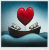 ‡ PETER SMITH (b. 1967) limited edition (91/295) giclee print - Love Boat, signed and numbered in