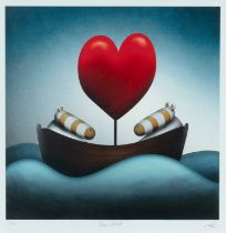 ‡ PETER SMITH (b. 1967) limited edition (91/295) giclee print - Love Boat, signed and numbered in