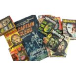 HORROR EPHEMERA, including, large collection of FAMOUS MONSTERS OF FILMLAND magazines (pub. Warren),