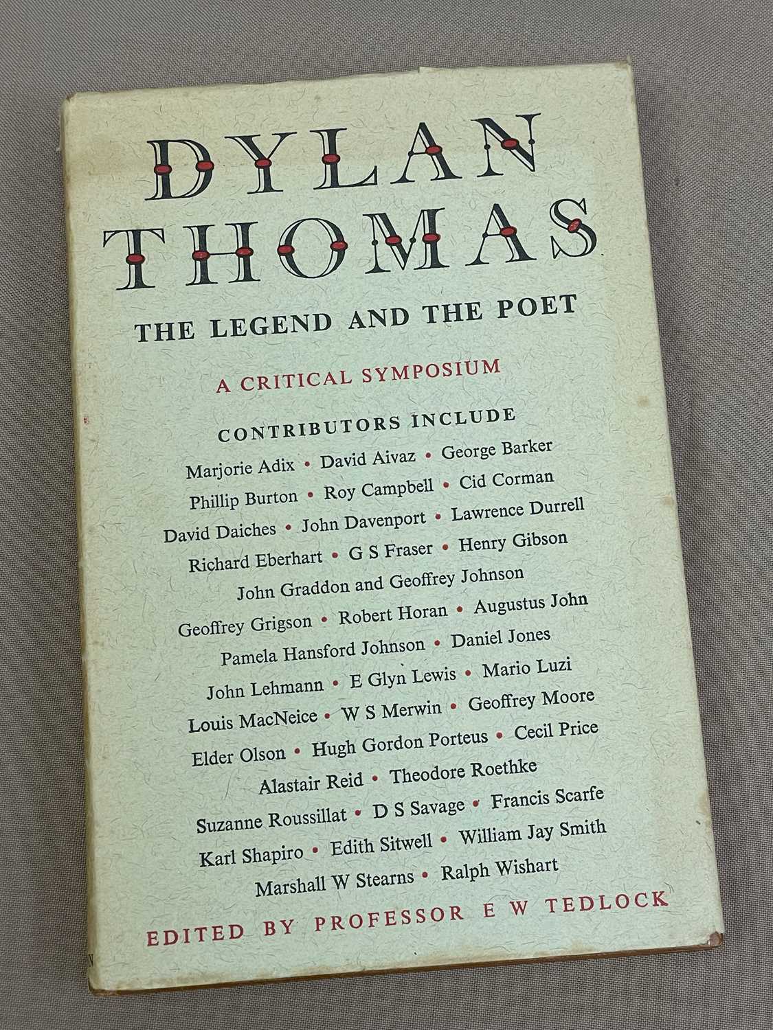 COLLECTION OF DYLAN THOMAS BIOGRAPHIES, PUBLISHED LETTERS & REFERENCE BOOKS (please see online - Image 5 of 30