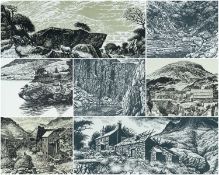 J. R. HOWSON LINO PRINT COLLECTION, seven Welsh interest limited edition lino prints including, '