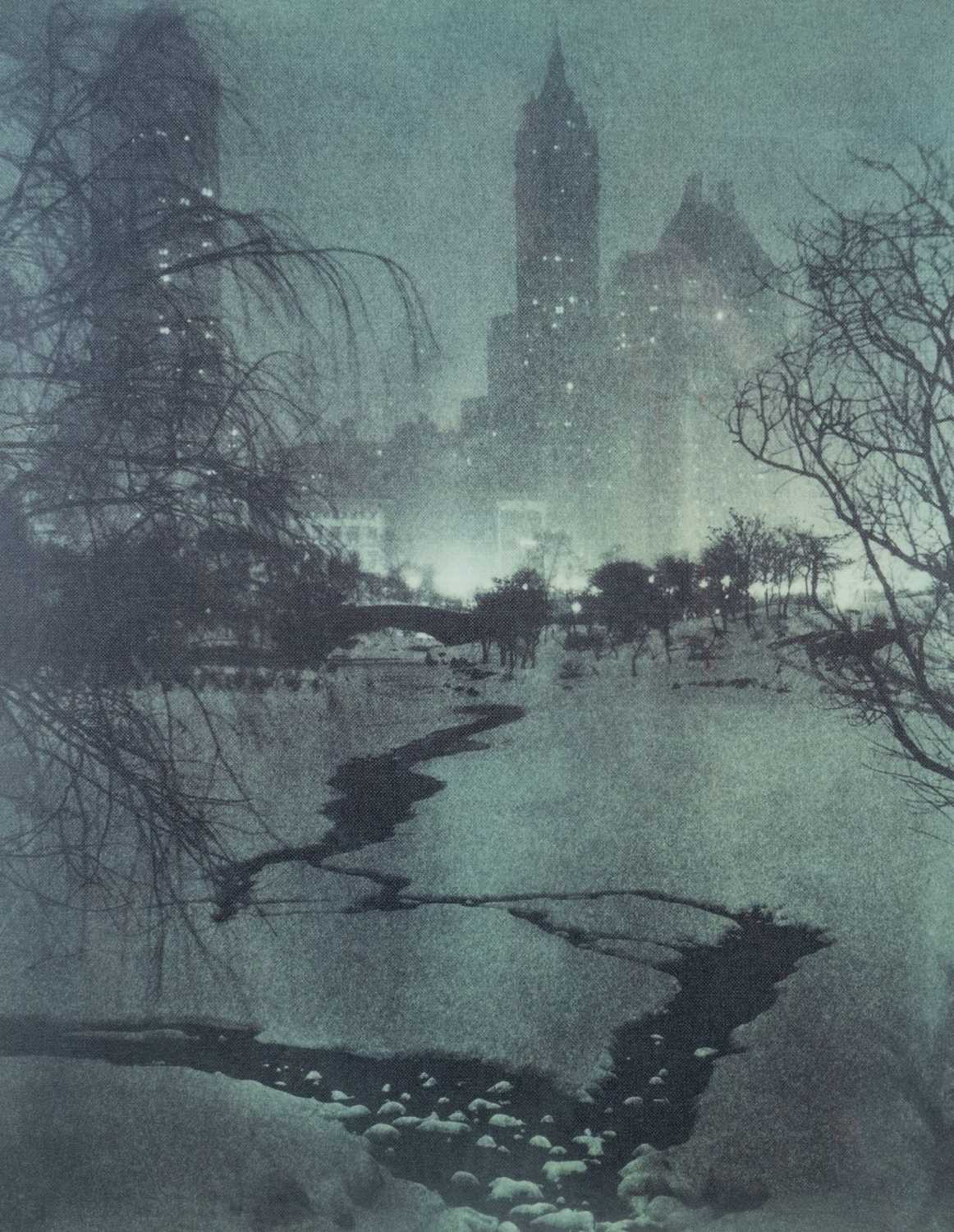 ADOLF FASSBENDER (1884-1980), giclee print - White Night New York 1945, 57 x 44cms Provenance: