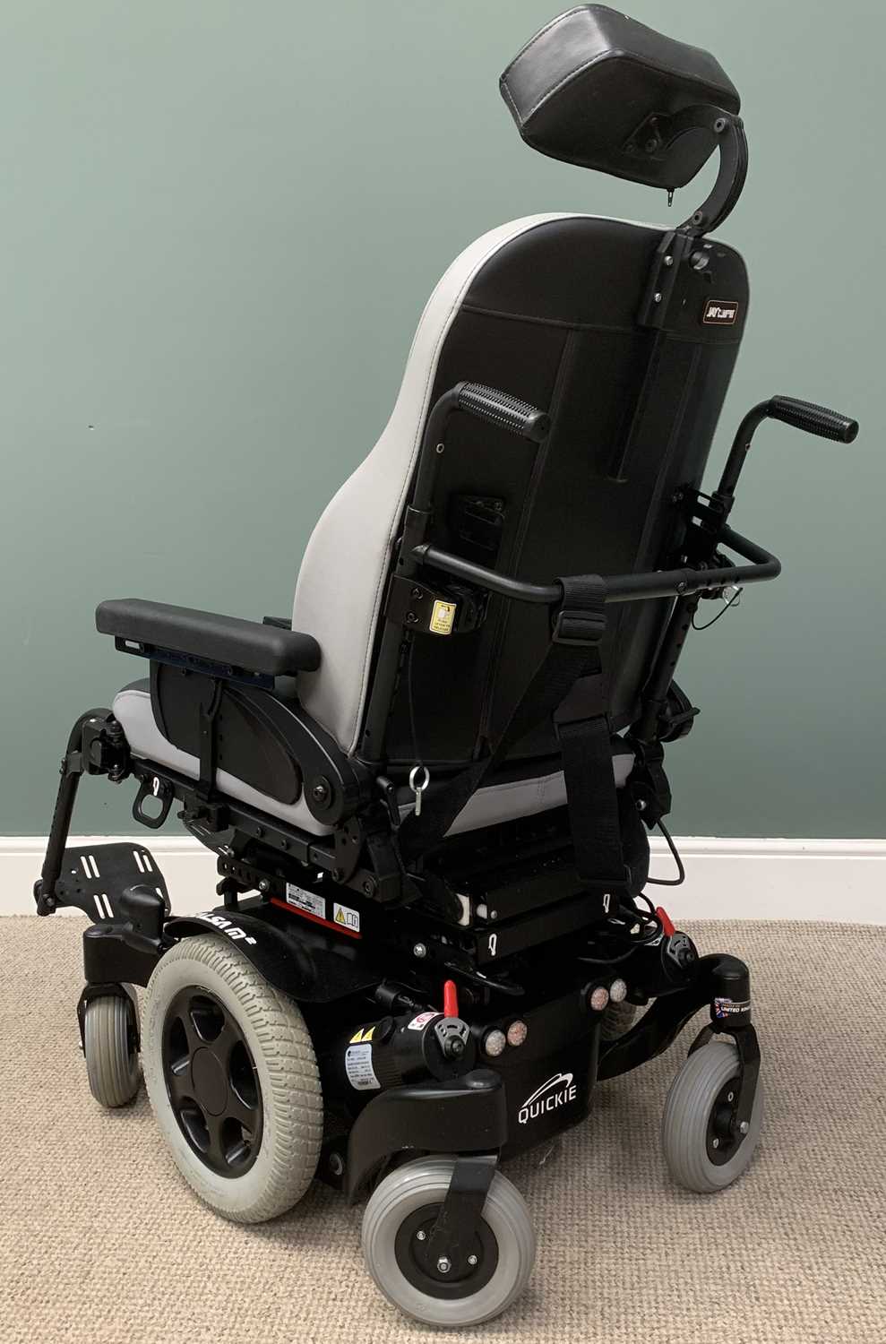 ELECTRIC WHEELCHAIR with charger, brand "Salsa", (seen working in saleroom) and a MARSDEN 300kg - Image 5 of 10