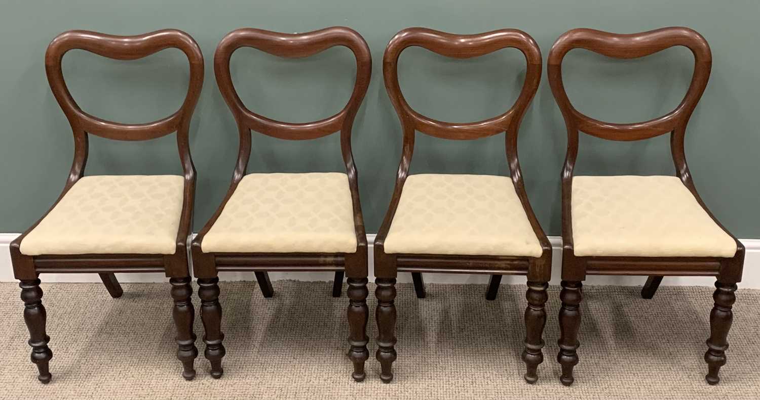 TEN VICTORIAN MAHOGANY BALLOON BACK DINING CHAIRS Provenance: Private collection Conwy - Image 9 of 9