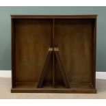 REPRODUCTION OAK GOOD SIZE BOOKCASE with adjustable shelves, 153 (h) x 167 (w) x 31 (d) cms