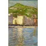 ‡ ALOIS BOUDRY (Belgian 1851-1938) oil on board - entitled "Capuccini", signed and titled lower