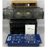 STEREO EQUIPMENT, Sony Separates - a double cassette deck TC-WE475, amplifier TA-FE230, Blue