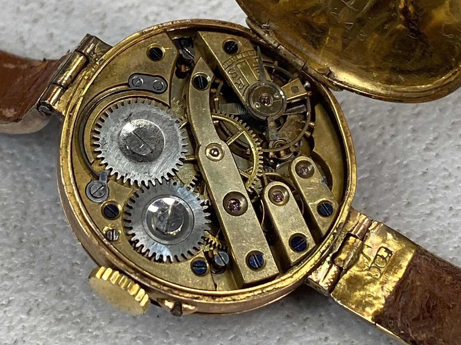 COLLECTION OF LADY'S WRISTWATCHES including gold example, circular white enamel dial with Arabic - Image 4 of 6