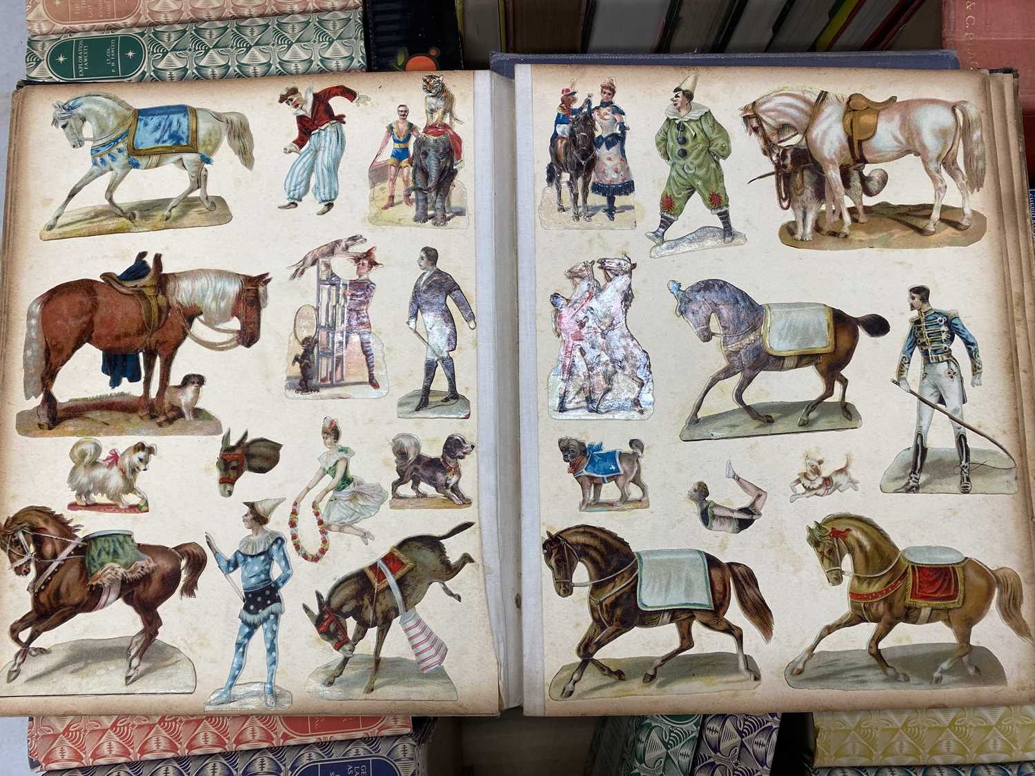 LARGE COLLECTION OF BOOKS, volumes including The Companion Book Club, antique scrap book, ETC (see - Image 6 of 6