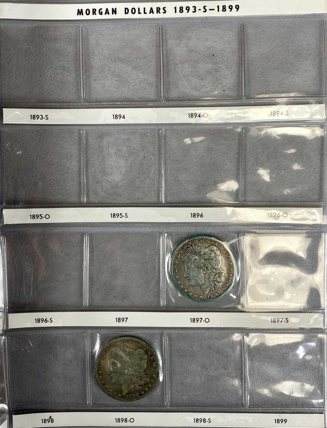 COLLECTION OF COINS, including 31 United States of America Morgan dollars, 1878-1921, in two - Image 4 of 4