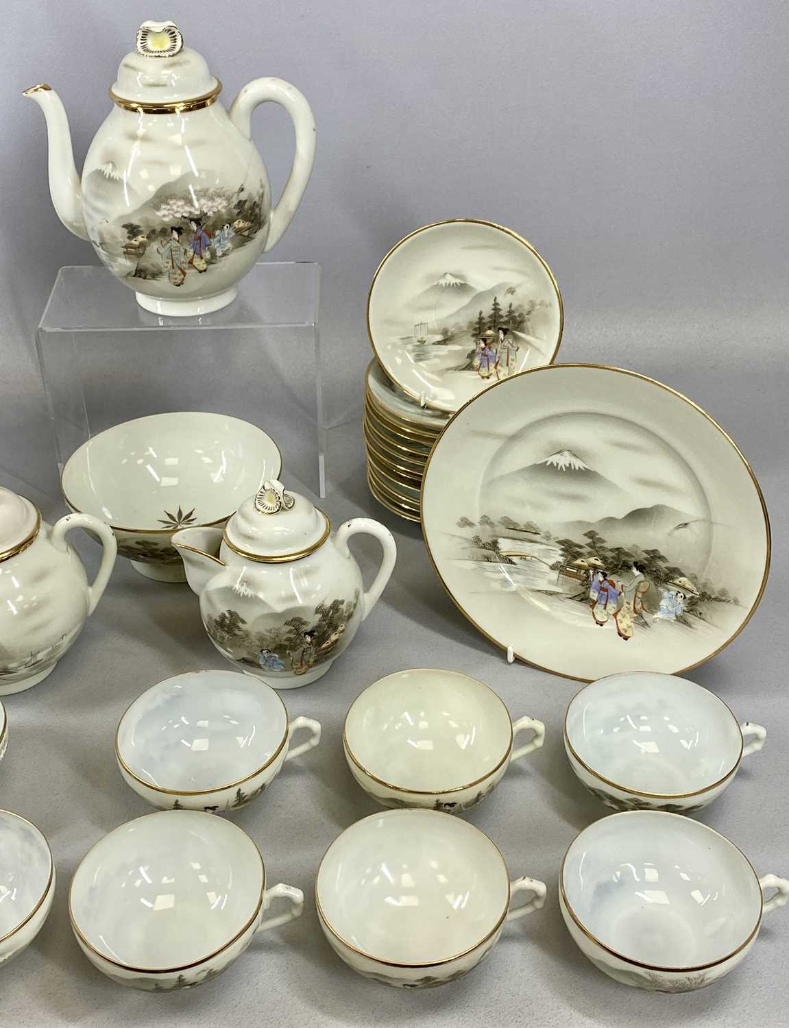 TWO CHINA TEA SERVICES, Royal Albert 'Celebration' pattern, six cups, six saucers, six side plates - Image 5 of 5