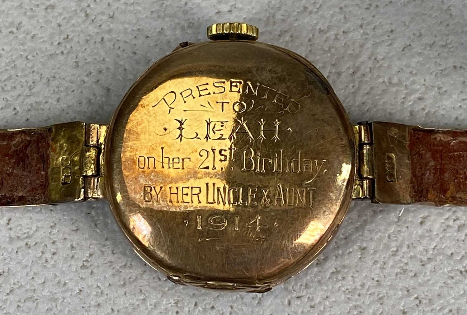 COLLECTION OF LADY'S WRISTWATCHES including gold example, circular white enamel dial with Arabic - Image 3 of 6
