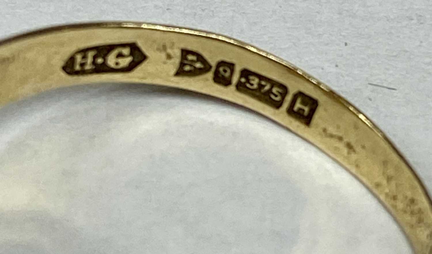 THREE 9CT GOLD SIGNET RINGS, sizes O, N and H, 5gms (gross) Provenance: private collection Ynys Mon - Image 10 of 10