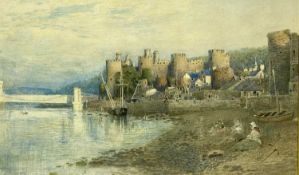 ‡ HARRY GOODWIN (British 1842 - 1925) watercolour - Conwy Castle, unsigned, 31 x 51.5cms Provenance: