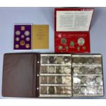 COLLECTION OF COINS, including 31 United States of America Morgan dollars, 1878-1921, in two