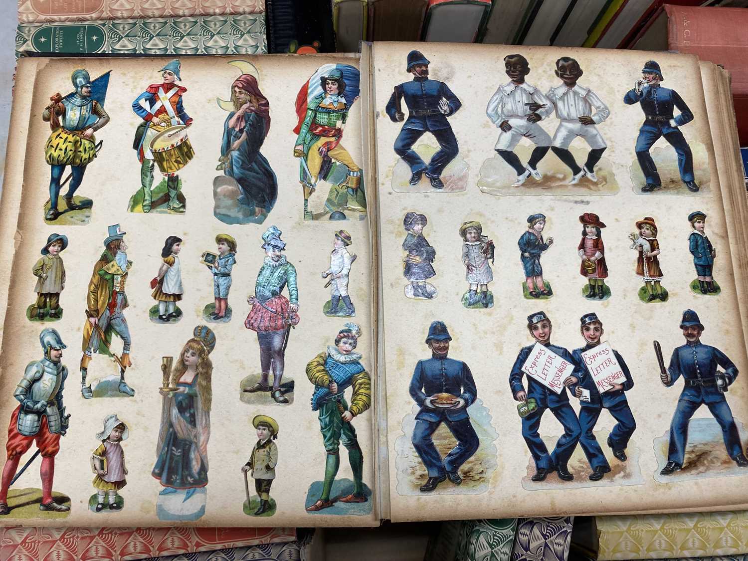 LARGE COLLECTION OF BOOKS, volumes including The Companion Book Club, antique scrap book, ETC (see - Image 4 of 6