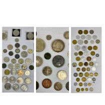 INTERESTING COLLECTION OF COINS, 19th century and later, including Victoria 1893 Crown, Victoria
