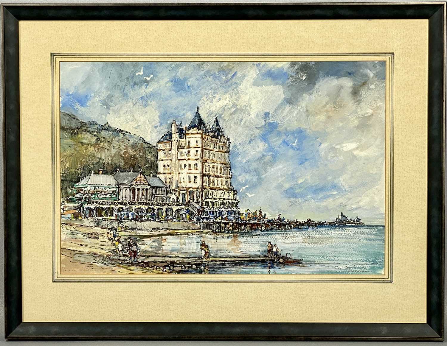 ‡ DORIS E CRICHTON FRSA (British 20th century) watercolour - The Grand Hotel Llandudno, signed lower - Image 3 of 4