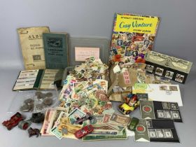 MIXED COLLECTABLES GROUP, including a stamp collection in albums and loose, Chinese and other