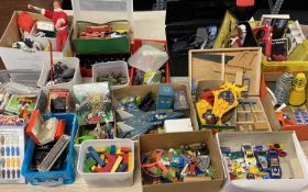 TOYS & GAMES MIXED GROUP, including Diecast vehicles, Million Dollar Man figure, building blocks,