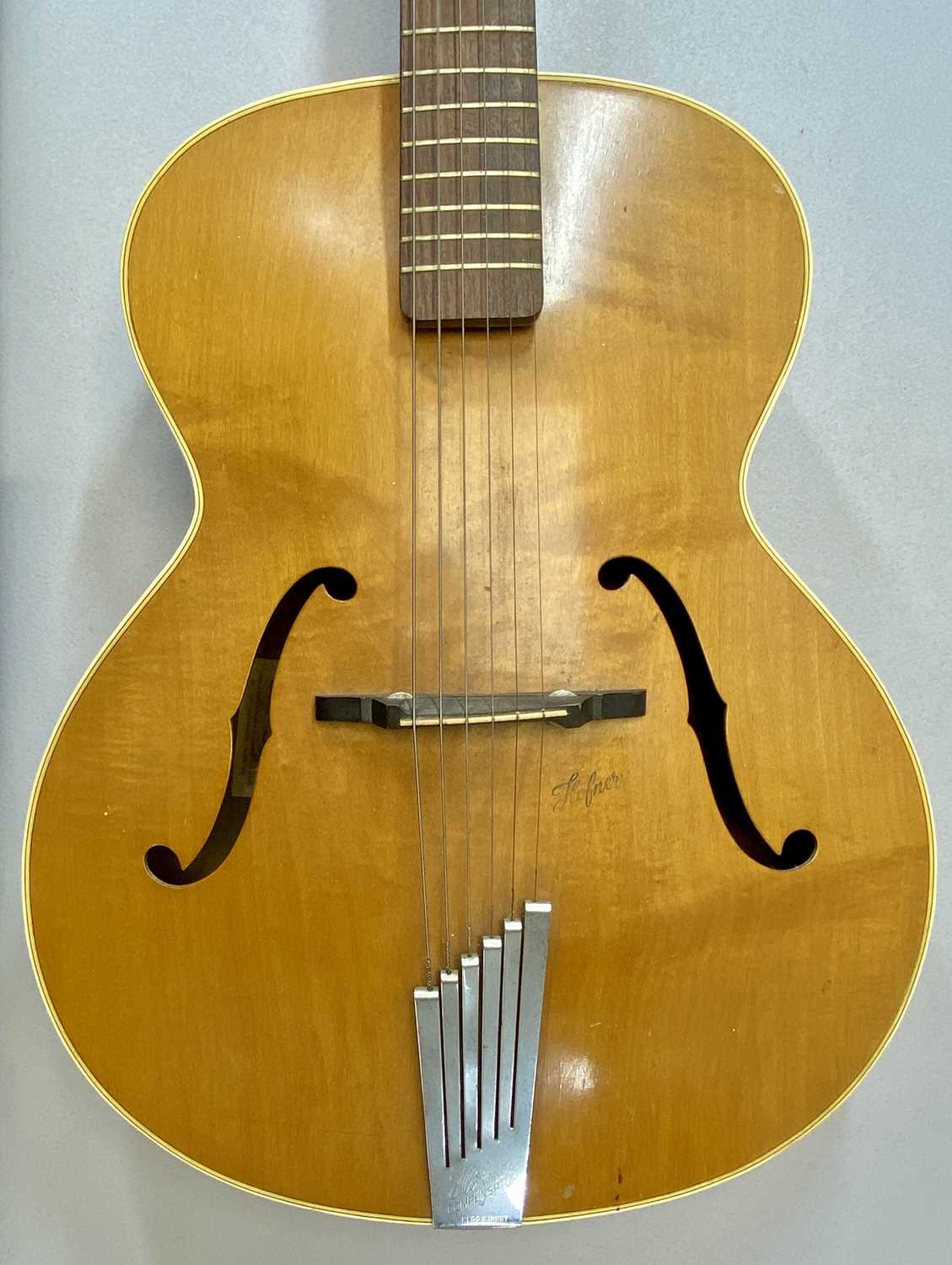 HOFNER ACOUSTIC GUITAR, No. 1467, 105cms (l) Provenance: private collection Conwy - Image 3 of 5