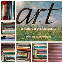 LARGE COLLECTION OF HARDBACK BOOKS mostly relating to art but with other reference subjects,