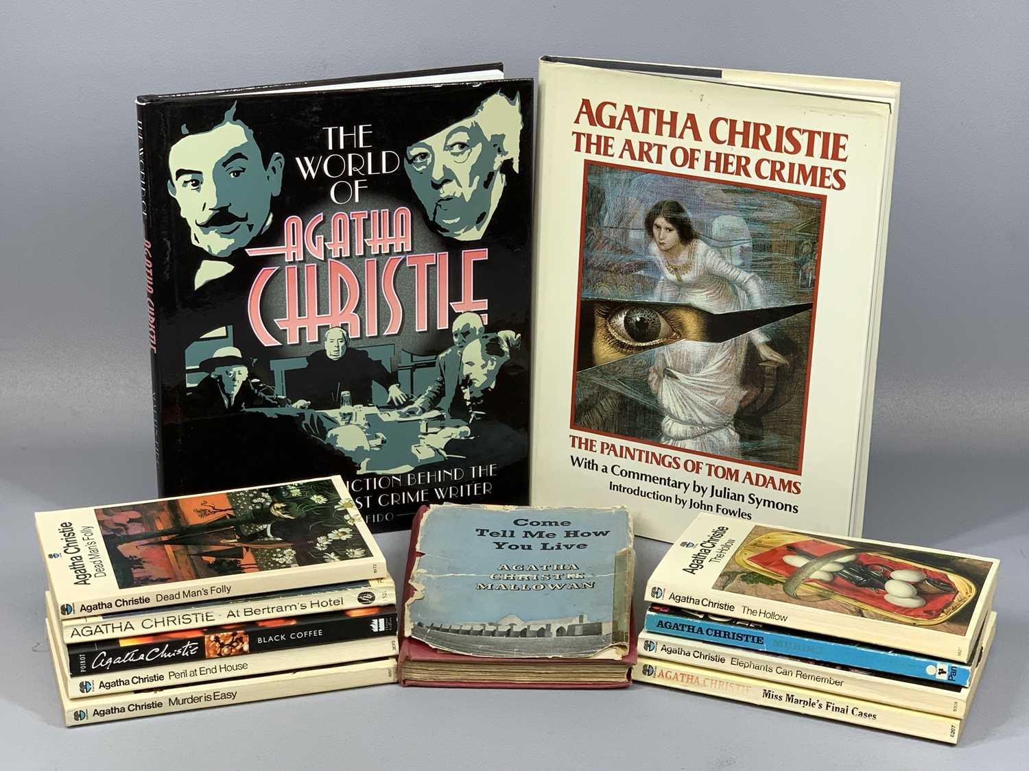 VARIOUS BOOKS including Agatha Christie novels (Fontana & Pan Publishers) in paperback and hardback,
