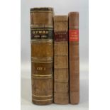 WELSH HISTORY & BOTANY THREE ANTIQUARIAN VOLUMES - Sir John Price, The History of Wales, published