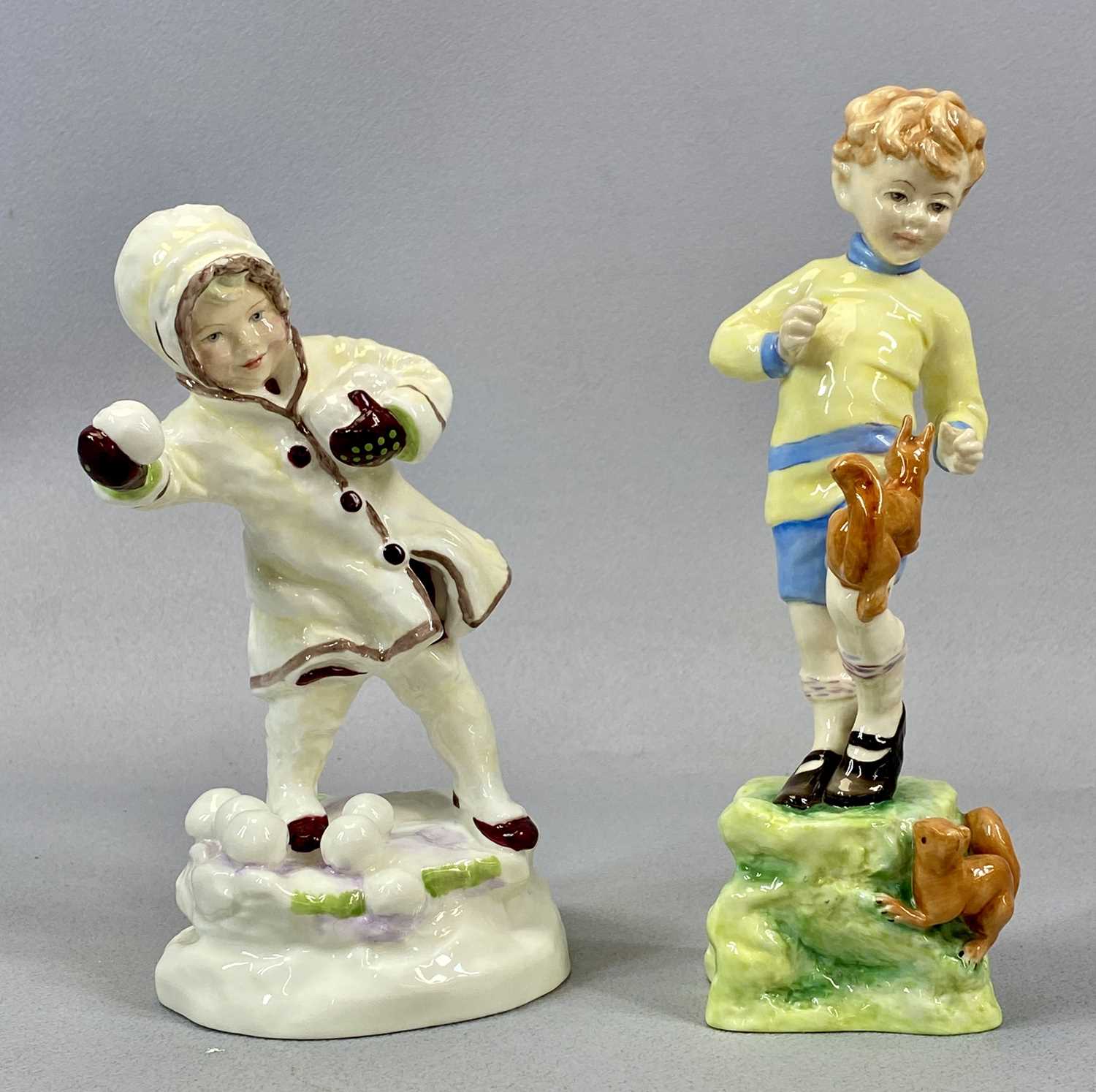 SEVEN ROYAL WORCESTER FIGURES modelled by F. G. Doughty, Sweet Anne 3630, All Mine 3519, June - Image 2 of 4