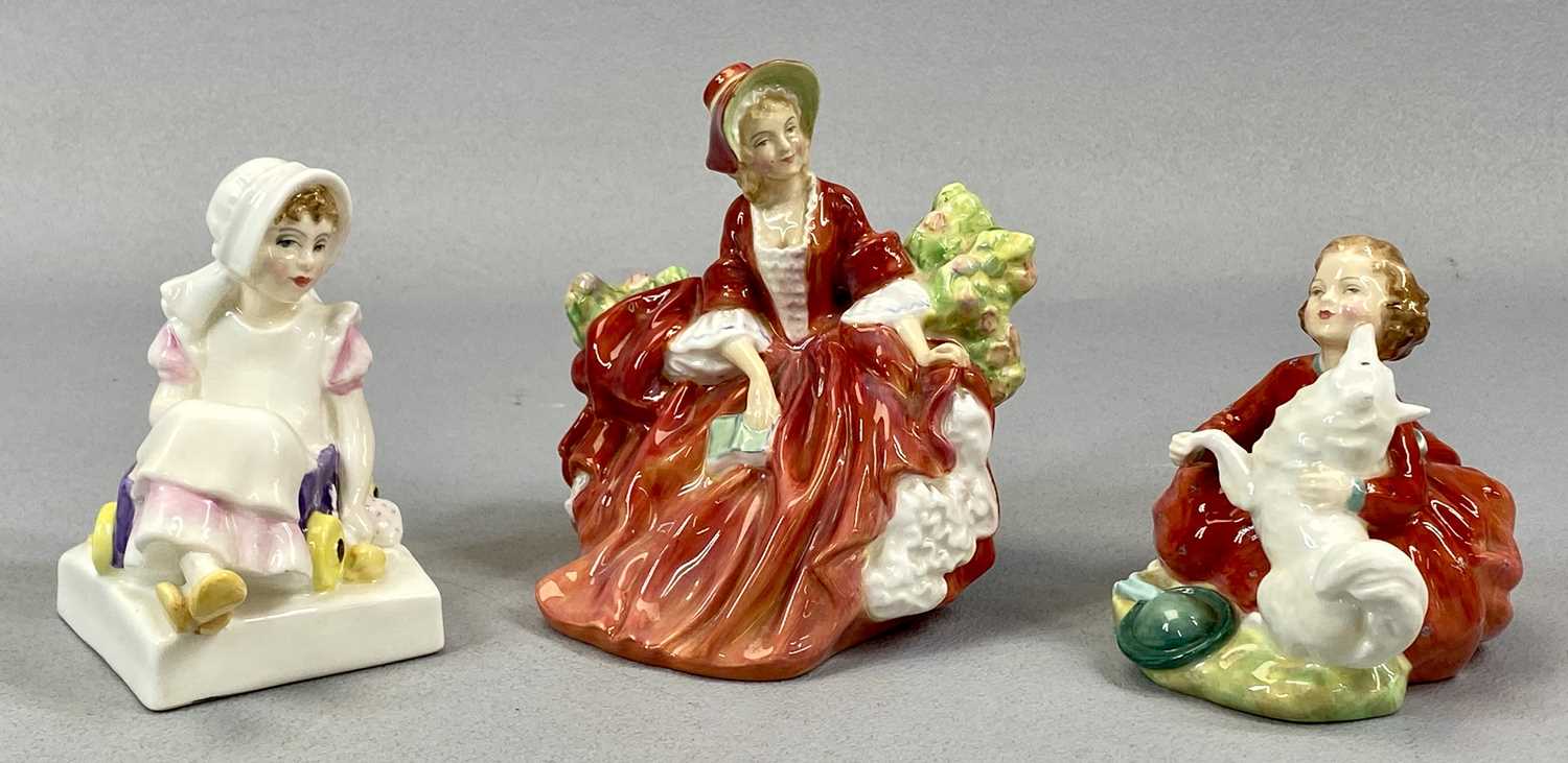 SEVEN ROYAL DOULTON FIGURES, Simone HN2378, Home Again HN2187, A Child from Williamsburg HN2154, - Image 3 of 5