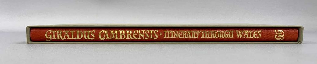 GWASG GREGYNOG PRESS GIRALDUS CAMBRENSIS, Itinerary through Wales, limited edition 138/280, edited