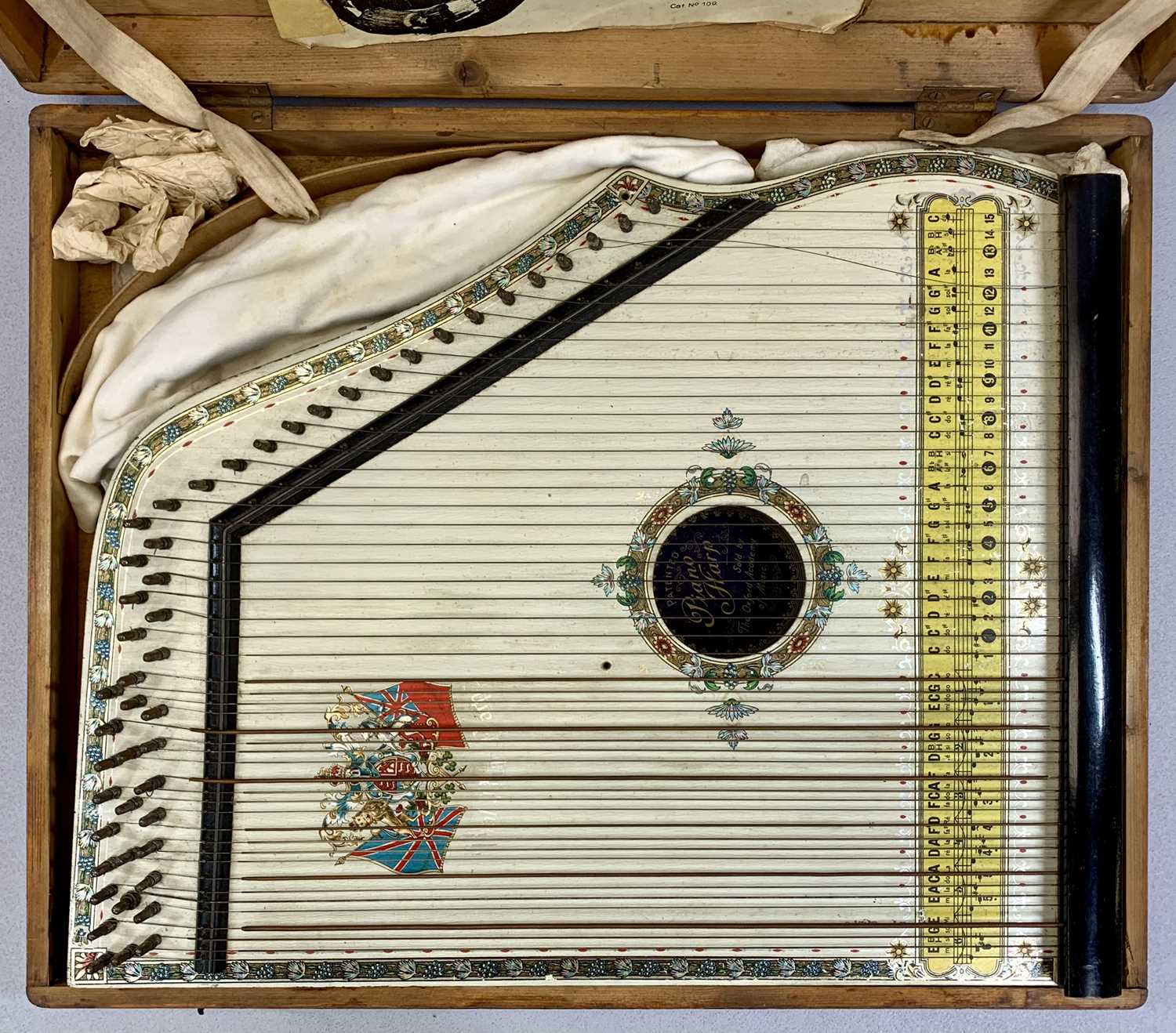 MUSICAL INSTRUMENTS, a Royal Piano Harp, sold by The Oxford Academy of Music, 50 x 40cms, in box - Image 7 of 9