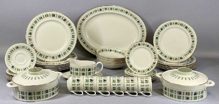ROYAL DOULTON 'TAPESTRY' DINNER & TEAWARE including lidded tureens, approximately 40 pieces