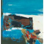 TOM NASH (Welsh 1931-2013), oil on board - Edge Blue, signed in pencil, 30 x 40cm Provenance: