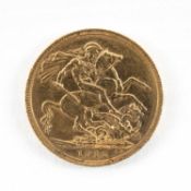 GEORGE V GOLD SOVEREIGN, 1912, 7.9g Provenance: private collection Cardiff