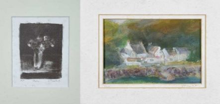 ‡ TWO STUDIES BY JUDITH ROSENTHAL limited edition (artists proof) monochrome print - entitled, '