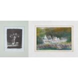 ‡ TWO STUDIES BY JUDITH ROSENTHAL limited edition (artists proof) monochrome print - entitled, '