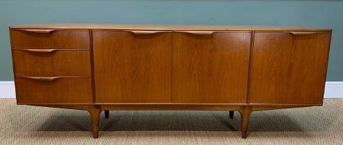 TOM ROBERTSON FOR McINTOSH MID-CENTURY 'DUNVEGAN' TEAK SIDEBOARD, central cupboard with two doors,