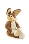 STEIFF 'LULAC' RABBIT, button in ear label numbered 6282/75, 30" tall Provenance: private collection