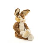 STEIFF 'LULAC' RABBIT, button in ear label numbered 6282/75, 30" tall Provenance: private collection