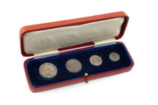 BOXED GEORGE V MAUNDY MONEY, comprising 1d, 2d, 3d, 4d all dated 1927 Provenance: private collection