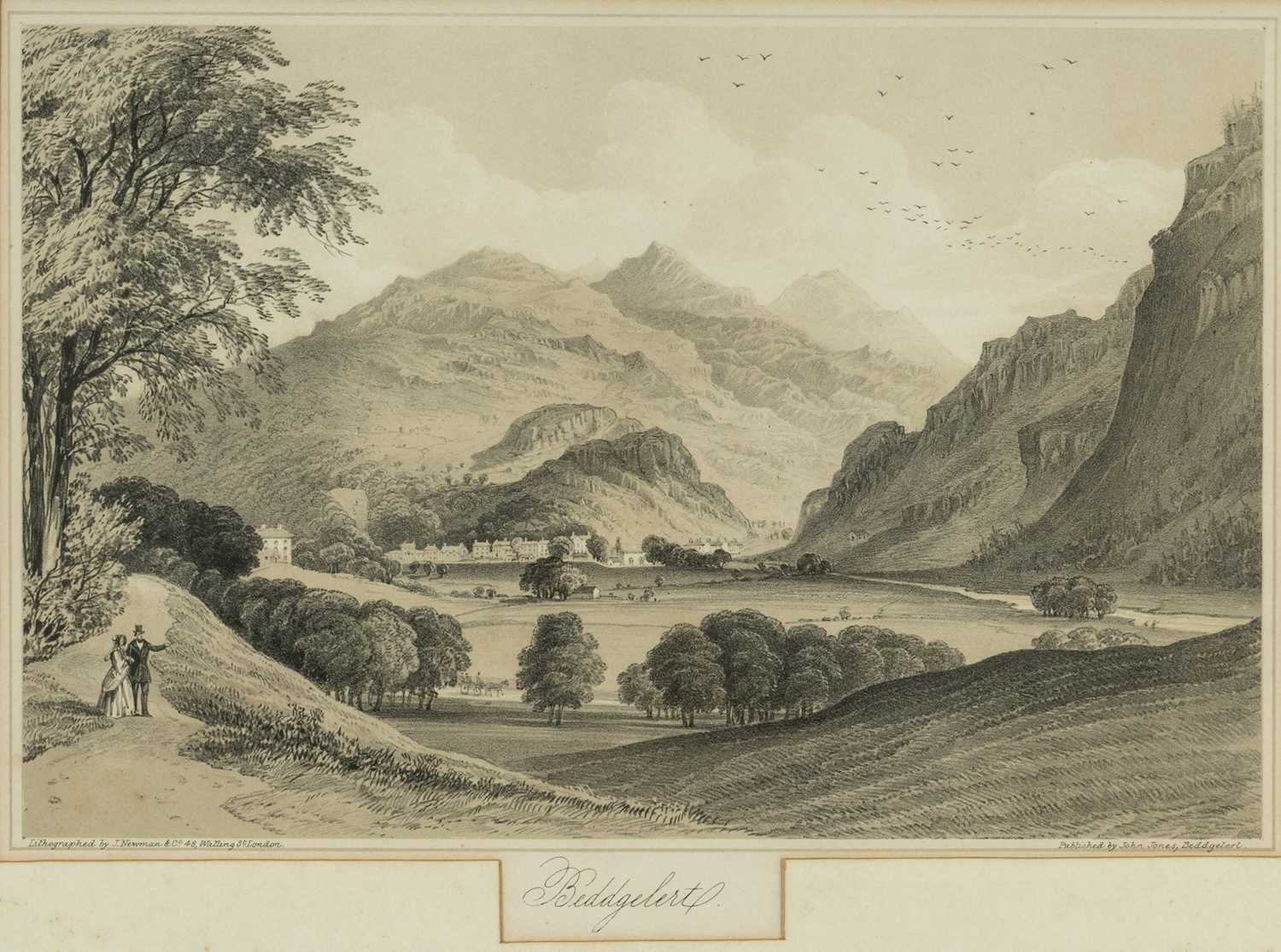 MAPS & LITHOGRAPHS J.Newman & Co, published by John Jones, Beddgelert, entitled 'Beddgelert', ' - Image 4 of 6