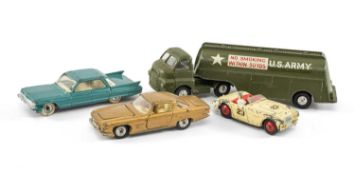 DIE CAST MODELS, Corgi Major Toys, Big Bedford Tractor Unit US Army, model 1134, Dinky Toys