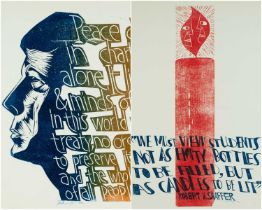 ‡ PAUL PETER PIECH (American-Welsh 1920-1996) two lithographs - limited edition (1/75) multi